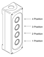 4 seat plastic enclosures