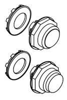 Flush extended pb 30mm