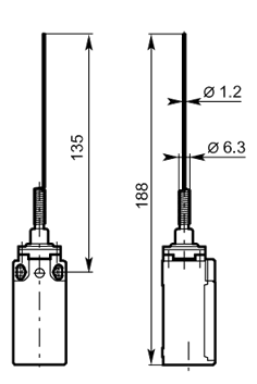 Spring rod 30mm plastic diagram
