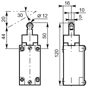 Stainless steel roller plunger dimensions